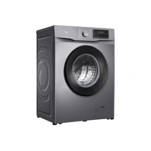 غسالة TCL موديل P607FLG بمحرك BLDC، مقبض كروم، لون رمادي، بتقنية العاكس (Inverter) – ضمان لمدة سنتين - تي سي ال - Image 2