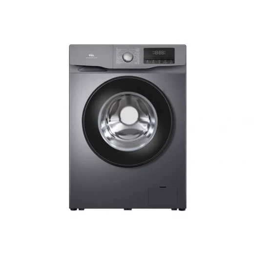 غسالة TCL موديل P607FLG بمحرك BLDC، مقبض كروم، لون رمادي، بتقنية العاكس (Inverter) – ضمان لمدة سنتين غسالة TCL موديل P607FLG بمحرك BLDC، مقبض كروم، لون رمادي، بتقنية العاكس (Inverter) – ضمان لمدة سنتين