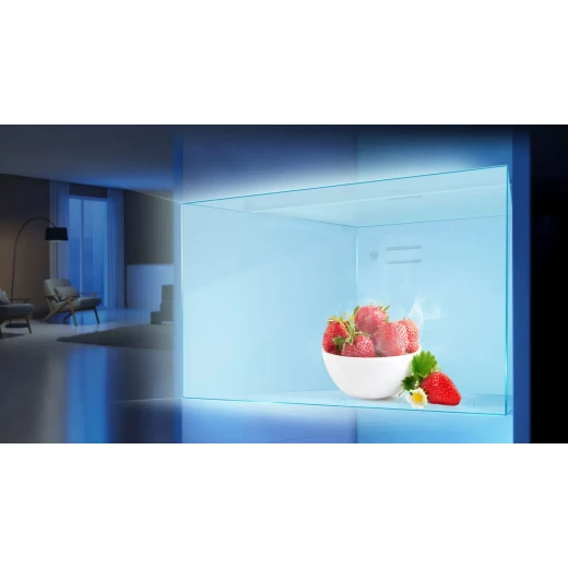ثلاجة TCL جانبية (Side by Side) موديل P520SBS – سعة صافية 520 لتر – فضي – الأبعاد: 920 × 1768 × 630 ملم – ضمان لمدة سنتين - تي سي ال - Image 9