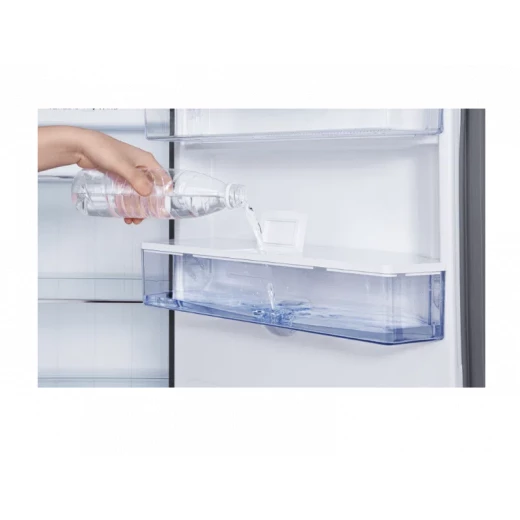 ثلاجة TCL جانبية (Side-by-Side) موديل P790SBSGL، سعة 790 لتر، تقنية No Frost، موزع مياه، تقنية Twin Eco Inverter، تبريد وتجميد سريع، شاشة LED، لون فضي – ضمان لمدة سنتين - تي سي ال - Image 2