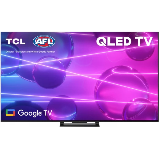 تلفزيون TCL C745 QLED بدقة 4K مع Google TV، إضاءة خلفية Full Array، دعم HDR10+ – ضمان لمدة سنتين