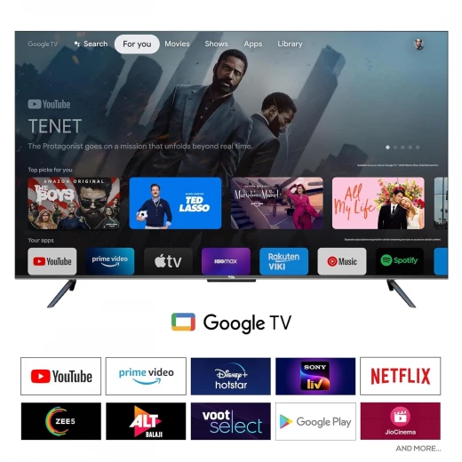 تلفزيون جوجل الذكي QD-Mini LED بدقة فائقة 4K مقاس 75 بوصة (75C755) (أسود) مع ضمان لمدة عامين من تي سي ال - تي سي ال - Image 4