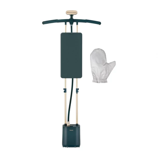 Panasonic Garment Steamer, 2400W, Expandable Hanger for Wide Length Clothes, 30sec Start, 50g/min Steam, Horizontal & Vertical Use, Wheels for Mobility, 3L Tank with Draining Cap, NI-GWG090 Panasonic Garment Steamer, 2400W, Expandable Hanger for Wide Length Clothes, 30sec Start, 50g/min Steam, Horizontal & Vertical Use, Wheels for Mobility, 3L Tank with Draining Cap, NI-GWG090