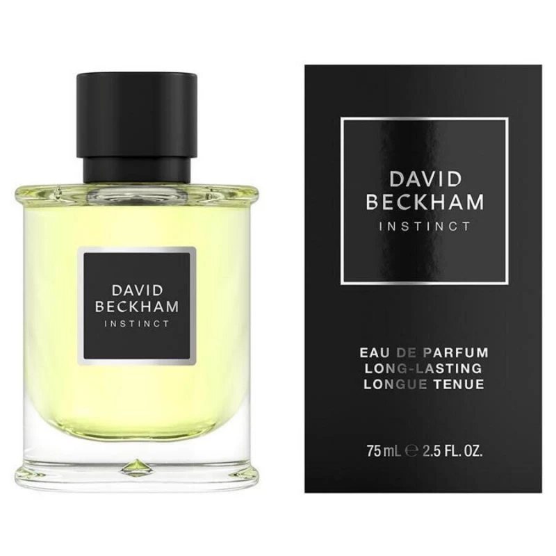 David Beckham Instinct Eau de Parfum for Men 2.5 oz Spray Aromatic Fougere Fragrance - David Beckham