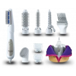 Panasonic Thailand EH-KA81-W615 Hair Styler With Bowel Brush 7 Pieces, White (EH-KA81-W615) Thailand 12 month warranty - Panasonic
