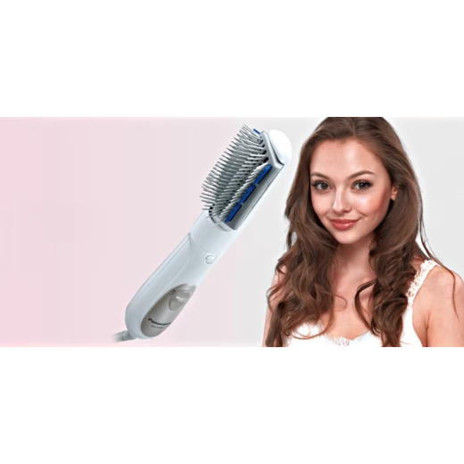 Panasonic Thailand EH-KA81-W615 Hair Styler With Bowel Brush 7 Pieces, White (EH-KA81-W615) Thailand 12 month warranty - Panasonic - Image 2