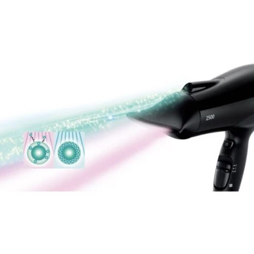 مجفف شعر باناسونيك، 2500 واط، بتقنية الأيونات (Ionity) وملحق ناشر الهواء (Diffuser)، ضمان لمدة 12 شهرًا - باناسونيك - Image 4