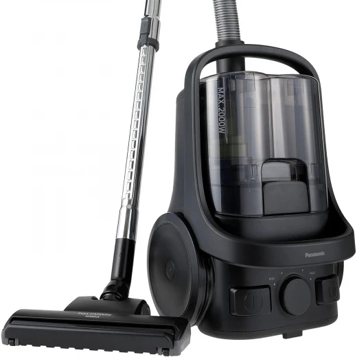 Panasonic Vacuum Cleaner 2000W, Bagless Canister, (Black) Height 450mm Width 283mm Depth 268mm Weight 5.6kg 1year warranty Panasonic Vacuum Cleaner 2000W, Bagless Canister, (Black) Height 450mm Width 283mm Depth 268mm Weight 5.6kg 1year warranty
