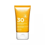 كريم سولير توشر سيك SPF30 واقي شمس للوجه بلمسة جافة ولمسة نهائية مات من كلارنس - كلارنس