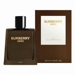 Burberry Hero Parfum 5.0 oz Men's Fragrance Amber Woody Scent Long Lasting Aroma