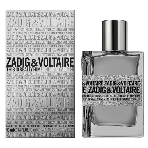 Zadig & Voltaire This Is Really Him! Eau de Toilette 100ml Men's Fragrance Invigorating Scent for Daily Wear Zadig & Voltaire This Is Really Him! Eau de Toilette 100ml Men's Fragrance Invigorating Scent for Daily Wear