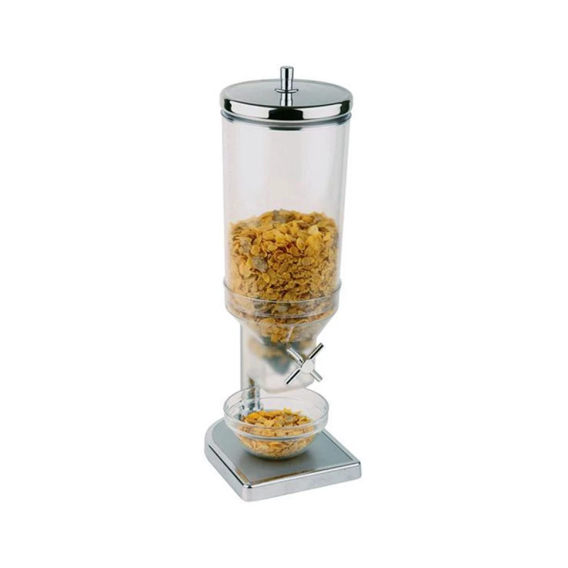 APS Cereal Dispenser 4.5 Liter Dry Food Storage Container with Removable Canister, Airtight Lid, Easy-Rotate Button for Muesli, Granola, Oats & More - APS