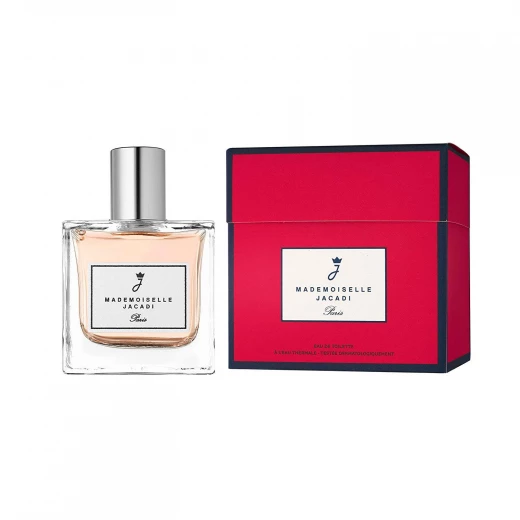 عطر مدموازيل أو دو تواليت للفتيات عطر فرنسي أنيق برائحة الماندرين والفانيليا والخوخ والياسمين 100 مل من جاكادي