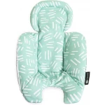 4moms RockaRoo and MamaRoo Infant Insert, Machine Washable, Soft, Plush Fabric, Reversible Design,Mint Green color - 4moms