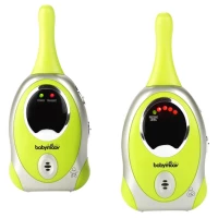 Babymoov Easy Care Baby Monitor Long Range 300m Low Emission, VOX & Continuous Mode Acoustic/Visual Alarms Battery & Mains Powered