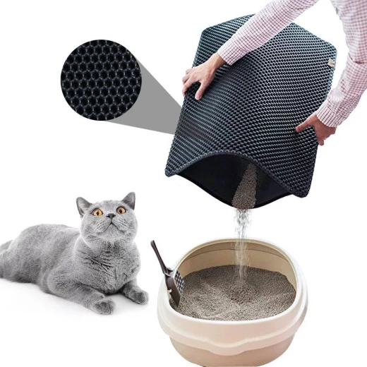 دعاسة صندوق فضلات القطط من بيتس مقاس 90×60×10 سم، سطح ناعم لا يؤذي مخالب قطتك من بيتس - بتس - Image 5