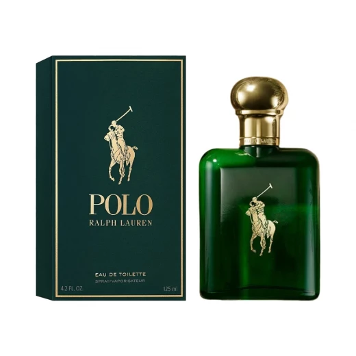 عطر بولو أو دو تواليت عطر رجالي بنفحات خشبية وتوابل مع رائحة الصنوبر والباتشولي والجلد والتبغ بتركيز متوسط 125 مل من رالف لورين عطر بولو أو دو تواليت عطر رجالي بنفحات خشبية وتوابل مع رائحة الصنوبر والباتشولي والجلد والتبغ بتركيز متوسط 125 مل من رالف لورين