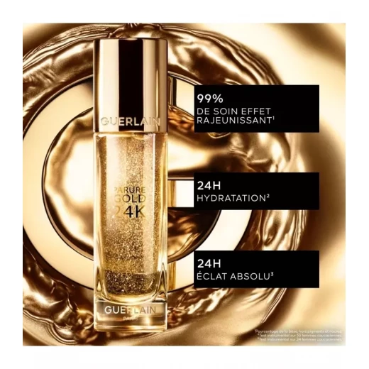 Guerlain Parure Gold 24K Foundation Makeup Flawless Coverage Radiant Hydration for All Skin Types 30ml - Guerlain - Image 4