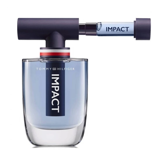 تومي هيلفيغر امباكت ماء تواليت للرجال 100 مل عطر خشبي حمضي منعش - تومي هيلفيغر - Image 3