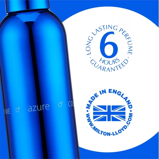 MILTON LLOYD Colour Me Azure Eau de Parfum for Men 100ml Fresh Citrus Fragrance Long Lasting - Milton Lloyd - Image 2