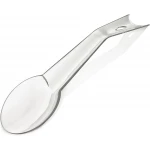 Guzzini Forme Casa White Spoon Rest Stackable & Hanging Utensil Holder 29 x 11.5 x 4 cm Dishwasher Safe Durable SAN Plastic Elegant Design - Guzzini