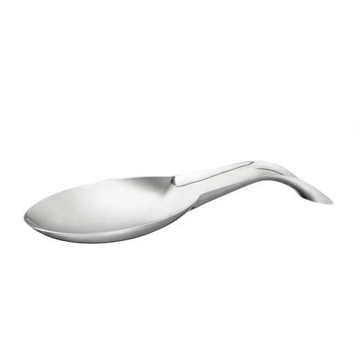 حامل ملعقة من الستانلس ستيل تشطيب لامع قاعدة أدوات مائدة 11 × 13 سم متين وصحي صناعة ألمانية عالية الجودة من اي بي اس - اي بي اس - Image 2