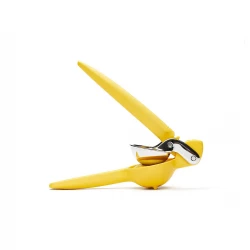 KitchenCraft Fresh Force Citrus Juicer Lemon Yellow Handheld Juicer with Double-Gear Mechanism 20% More Juice Durable Nylon & Stainless Steel For Lemons & Limes