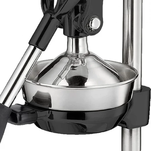 Kuchenprofi Manual Citrus Juicer Heavy Duty Aluminum & Stainless Steel Press, Black Lever-Operated, 25% More Juice, Suction Base, Easy to Use, For All Citrus Fruits - Kuchenprofi - Image 4