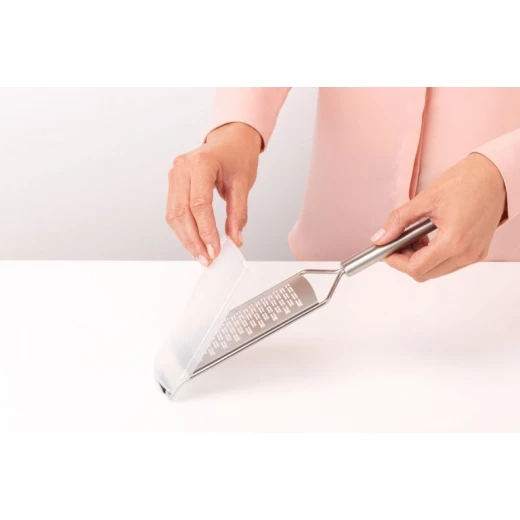 Brabantia Grater & Slicer Multi-Purpose Kitchen Tool for Cheese, Vegetables & Chocolate Non-Slip Handle with Large Grating Surface - Brabantia - Image 2