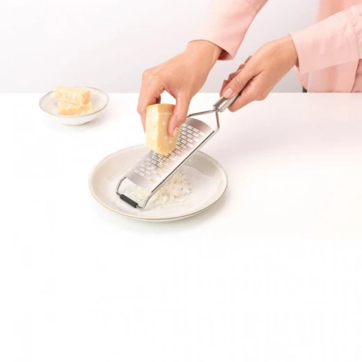 Brabantia Grater & Slicer Multi-Purpose Kitchen Tool for Cheese, Vegetables & Chocolate Non-Slip Handle with Large Grating Surface - Brabantia - Image 3