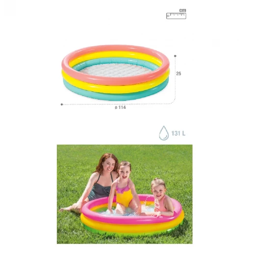 مسبح أطفال هوائي بتصميم غروب الشمس من إنتكس - انتكس - Image 4