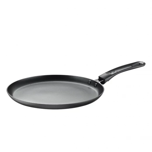 Pintinox Crepe Pan 25 cm Non-Stick Coating with Stay-Cool Bakelite Handle Lightweight, Easy to Use, Black Finish Pintinox Crepe Pan 25 cm Non-Stick Coating with Stay-Cool Bakelite Handle Lightweight, Easy to Use, Black Finish