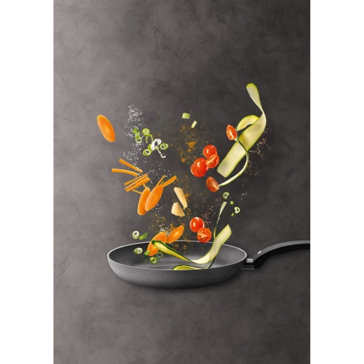 Silit Montano Non-Stick Frying Pan 28 cm 4-Layer PTFE Coating, Induction-Compatible Aluminium Base Heat-Resistant Bakelite Handle, Natural Stone Look, Oven-Safe - Silit - Image 4