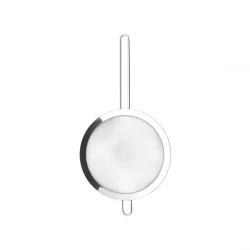 Brabantia Round Sieve 20cm Stainless Steel Mesh Strainer Matte Finish With Handle, Support & Hanging Loop Dishwasher Safe Ideal for Sifting Flour, Icing Sugar & Straining Sauces