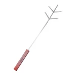 TableCraft Collapsible Marshmallow Roasting Stick 60cm Stainless Steel Skewer with Long Wooden Handle, Perfect for S’mores & Campfires, Easy Storage - Table Craft