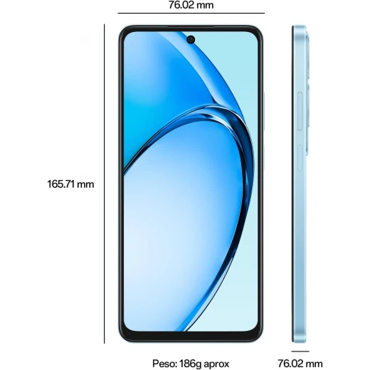 Oppo A60, 6.67” LCD 90Hz Display, Snapdragon 680 4G, 50MP AI Camera, 256GB Storage, 8GB RAM, 5000mAh Battery, SUPERVOOC 45W Fast Charging, Ripple Blue - OPPO - Image 6