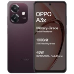 A3X CPH26441، شاشة 6.67 بوصة 90Hz IPS LCD، 128GB ذاكرة، 4GB RAM، معالج سنابدراغون 6s Gen 3، كاميرا خلفية 8MP، كاميرا أمامية 5MP، بطارية 5100mAh، شحن سريع 45W، لون أحمر من أوبو - أوبو