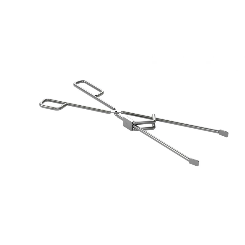Pujadas Heavy Duty Oven Tong, 33.5 cm, Stainless Steel with Wooden Handle Durable Gripping Tool for Ovens, Grills, and Fireplaces - Pujadas