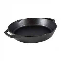 Lodge Cast Iron Skillet 30.5 cm with Dual Handles, Pre-Seasoned with Natural Vegetable Oil Oven, Stove, Grill & Campfire Safe Ideal for Induction Cooktops