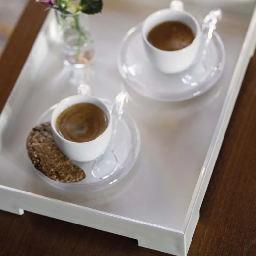 صينية إيسنس، مصنوعة من البلاستيك اللون شفاف، 32 × 23 × 5 سم من غوزيني - غوزيني - Image 2