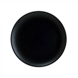 Bonna Notte Gourmet Flat Plate17 cm, Black Crafted from premium porcelain, this elegant black flat plate is perfect for serving appetizers, desserts, or gourmet dishes