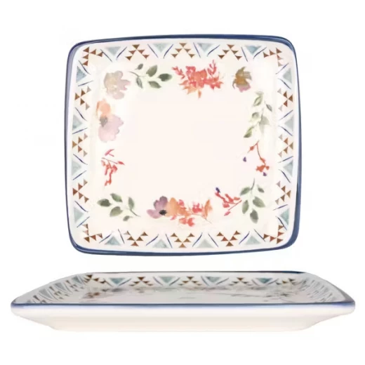طبق مربع سبرينغ موف، قطر 22×20 سم من بونا
