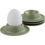 APS Melamine Egg Cups Set of 4, Green  Durable, Elegant 8.5 cm Egg Holders for All Egg Sizes Scratch-Resistant, Easy-Clean Design Ideal for Breakfast & Brunch - APS