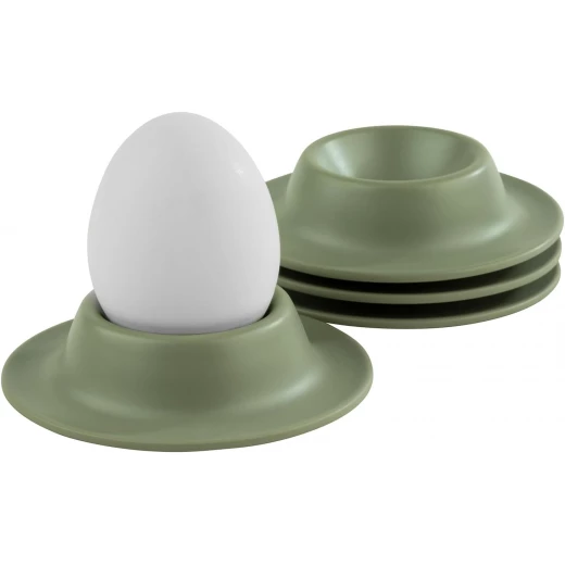APS Melamine Egg Cups Set of 4, Green  Durable, Elegant 8.5 cm Egg Holders for All Egg Sizes Scratch-Resistant, Easy-Clean Design Ideal for Breakfast & Brunch