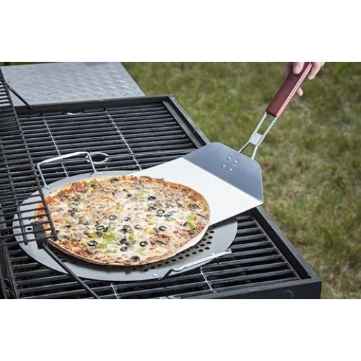 Table Craft Pizza Peel Stainless Steel with Handle 66.36 x 25.08 x 6.03 cm; 703 g - Table Craft - Image 4