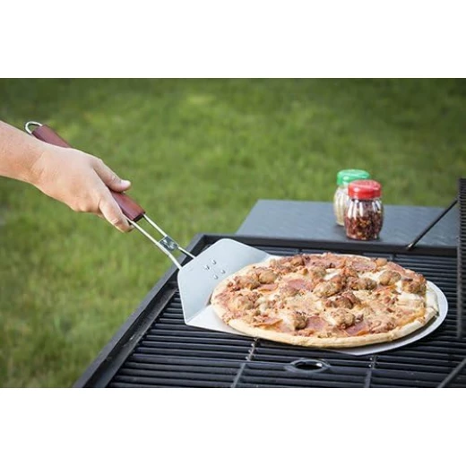 Table Craft Pizza Peel Stainless Steel with Handle 66.36 x 25.08 x 6.03 cm; 703 g - Table Craft - Image 3