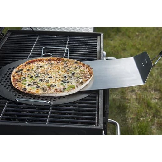 Table Craft Pizza Peel Stainless Steel with Handle 66.36 x 25.08 x 6.03 cm; 703 g - Table Craft - Image 2