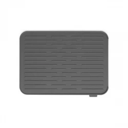 Brabantia Silicone Dish Drying Mat Dark Grey 0.9 cm, Width 32.5 cm, Depth 43.8 cm