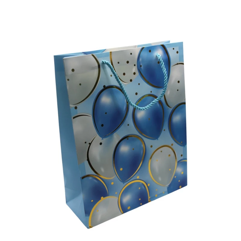 كيس ورقي فاخر من الورق المقوى مقاس 25 × 33 سم، حقيبة هدايا أنيقة عالية الجودة بمقابض قوية، مثالية للعروض التقديمية الأنيقة - ستوي