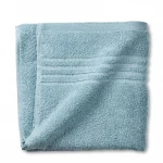 Kela Leonora Face Towel 21x15cm Sky Blue 100% Combed Cotton, Soft, Fluffy & Durable Washable at 60°C - Kela